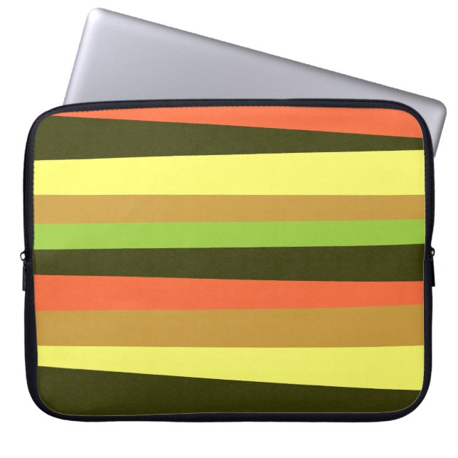Irregular Stripes Laptop Sleeve (Front)