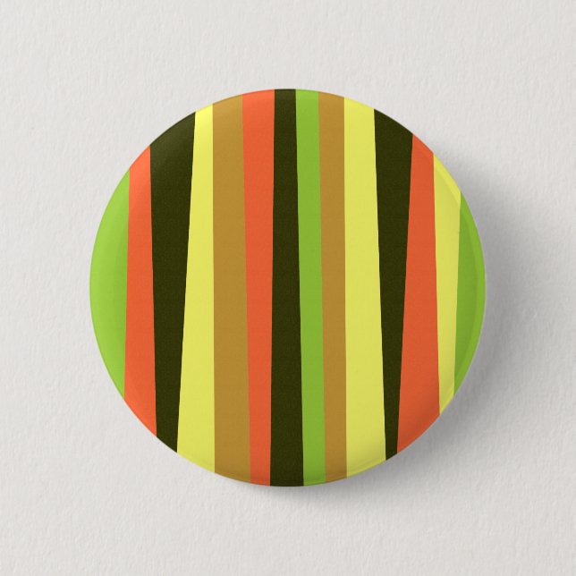 Irregular Stripes (Vertical) 6 Cm Round Badge (Front)