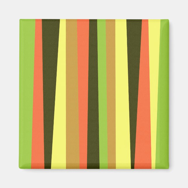 Irregular Stripes (Vertical) Magnet (Front)