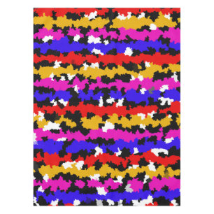 Irregular Urban Abstract Fractal Pattern Design Tablecloth
