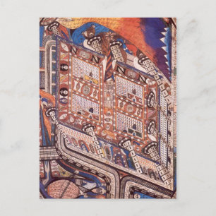 Irren-Anstalt Band-Hain by Adolf Wölfli (1910) Postcard