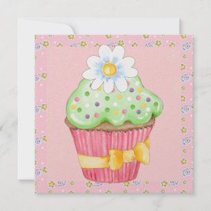 Irresistible Cupcake Invitations - SRF