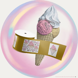 Irresistible Ice Cream Fudge Ribbon by Adiela Akoo Satin Ribbon