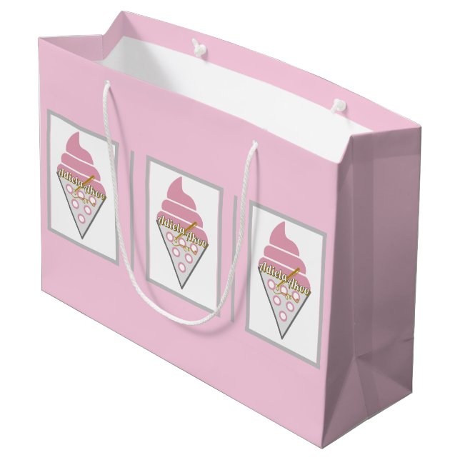 Irresistible Ice Cream Gift Bag by Adiela Akoo (Back Angled)