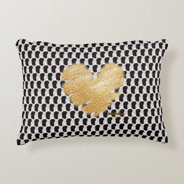 Irresistible Ice Cream Liquorice Accent Pillow (Front)