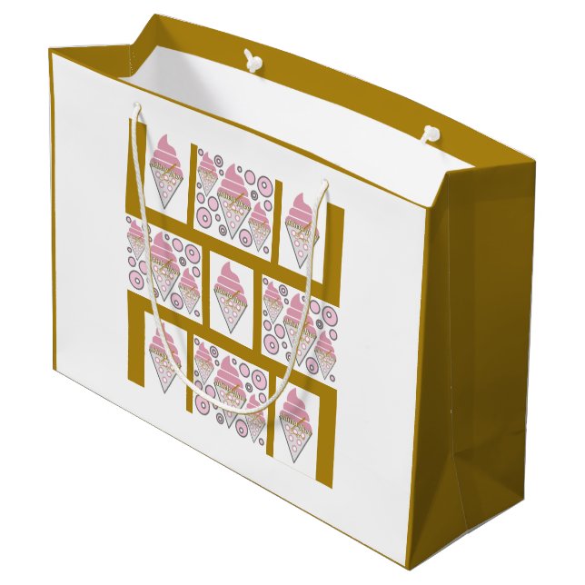Irresistible Ice Cream Liquorice n Caramel  Large Gift Bag (Back Angled)