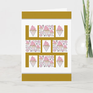 Irresistible Ice Cream Liquorice n Caramel Note Card