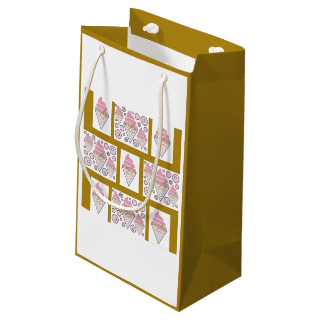 Irresistible Ice Cream Liquorice n Caramel Small Gift Bag (Back Angled)