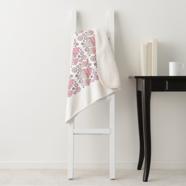 Irresistible Ice Cream Liquorice Sherpa Blanket (In Situ)