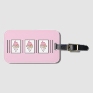 Irresistible Ice Cream Luggage Tag by Adiela Akoo