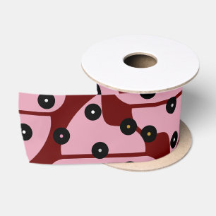 Irresistible Ice Cream Sprinkles Berry Ribbon Satin Ribbon