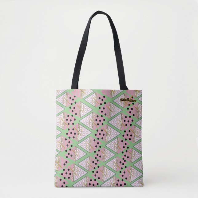 Irresistible Ice Cream Sprinkles Tote - mint Bag (Front)