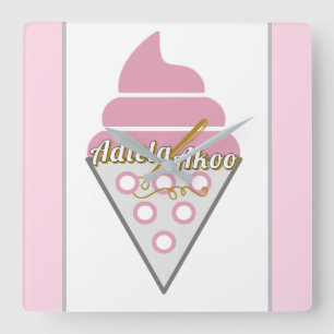 Irresistible Ice Cream Wall Clock by Adiela Akoo