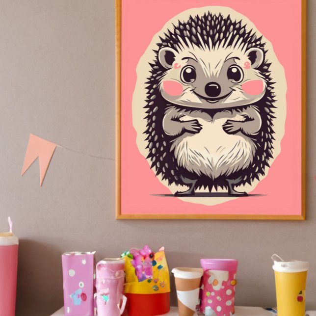 Irresistibly Cute Hedgehog Hedgie Photo Print (Creator Uploaded)