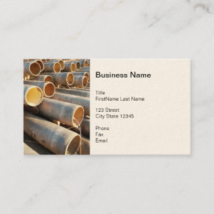 Irrigation pipe business card