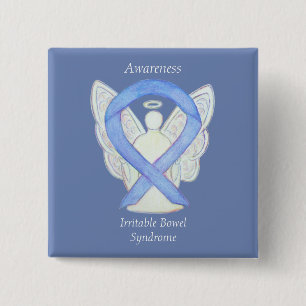 Irritable Bowel Syndrome Awareness Ribbon IBS Pin