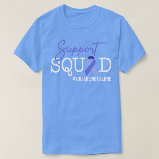 Irritable Bowel Syndrome Awareness Support Squad T-Shirt (Design Front)