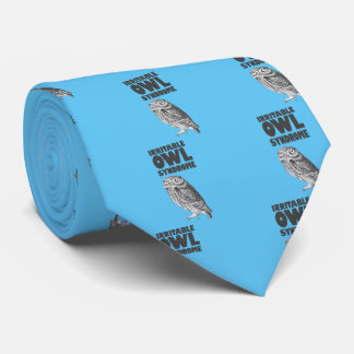 Irritable Owl. Funny pun Tie