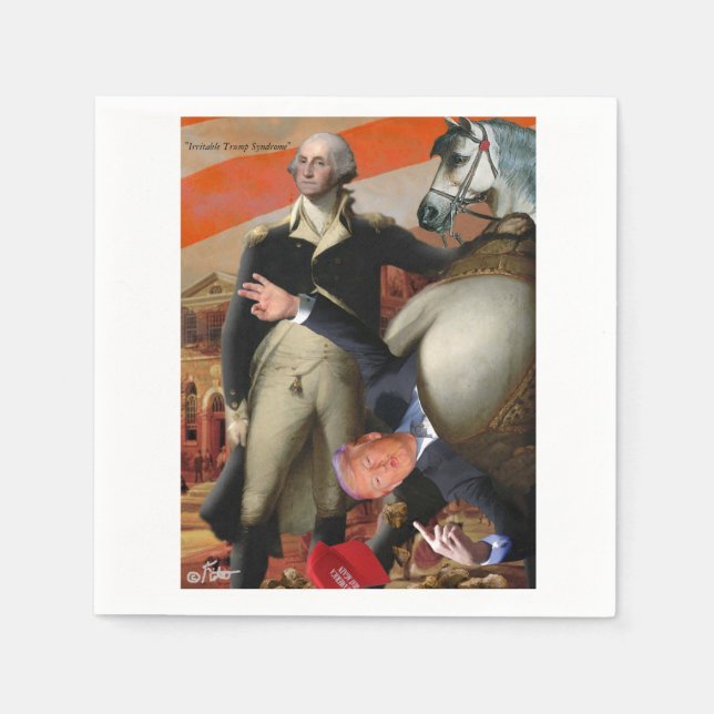 Irritable Trump Syndrome Napkin (Front)