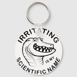 Irritator Trollface (text) Key Ring
