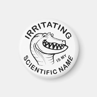 Irritator Trollface (text) Magnet