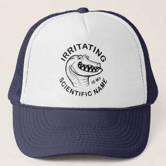 Irritator Trollface (text) Trucker Hat
