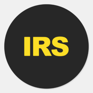 Irs Special Agent Long Sleeve  Classic Round Sticker
