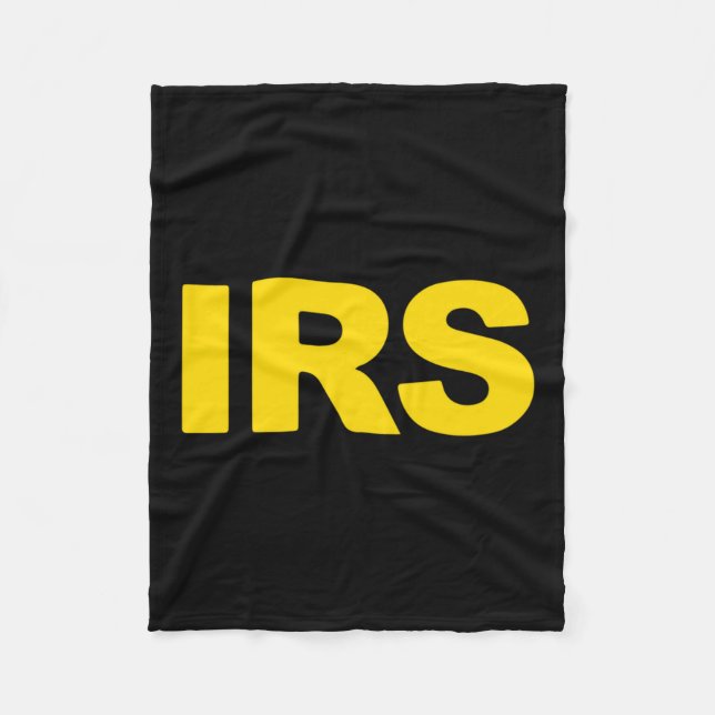Irs Special Agent Long Sleeve  Fleece Blanket (Front)