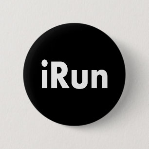 iRun 6 Cm Round Badge