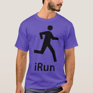 iRUN black T-Shirt