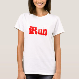 iRun - Christian T-shirt. Hebrews 12:1 T-Shirt