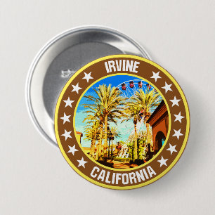 Irvine                                             7.5 cm round badge