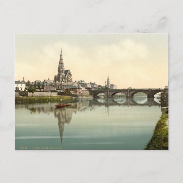 Irvine, Ayrshire, Scotland Postcard (Front)