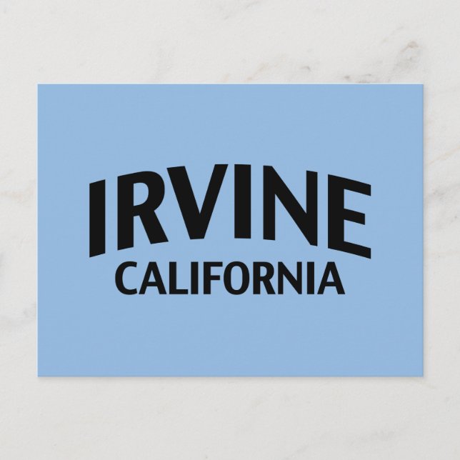Irvine California Postcard (Front)
