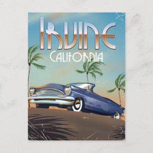 Irvine California Travel poster Postcard