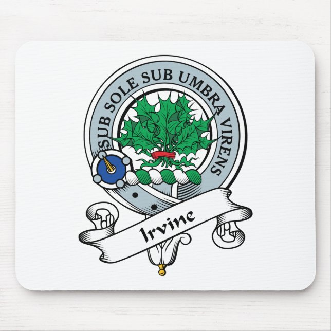 Irvine Clan Badge Mouse Mat (Front)