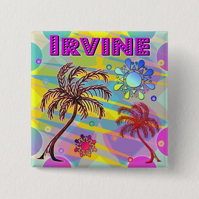 Irvine Happy and Hope Button (Front)