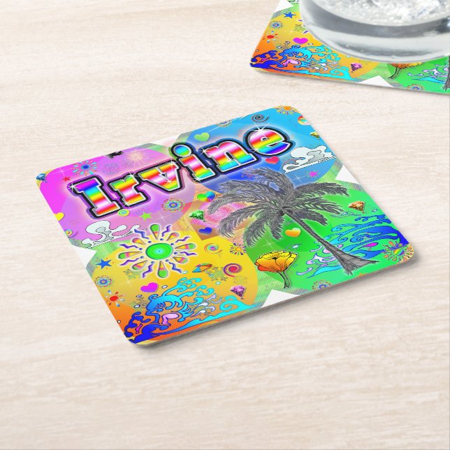 Irvine Quadro Seasons Coaster (Angled)