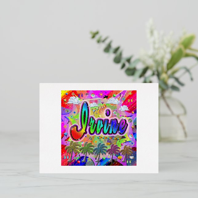 Irvine Vista Express Postcard (Standing Front)