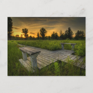 Irwin Prairie Sunset Postcard