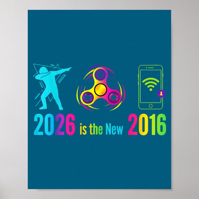 Is 2016 Retro Nostalgia Vines Decade Poster (Front)
