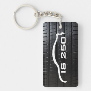 IS-250 with tire tread Key Ring