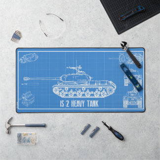 is-2 tank desk mat