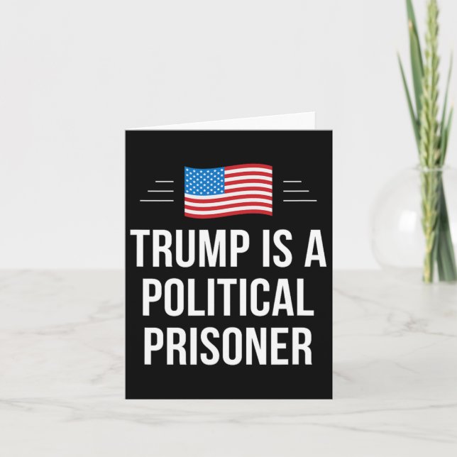 Is A Political Prisoner -  Card (Front)