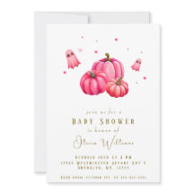 Is Almost Due Little Boo Halloween Baby Shower