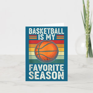 Is Basketball Favorite Season Tank Top Card