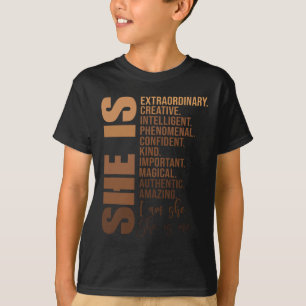 Is Black History Month Unapologetic African Junete T-Shirt