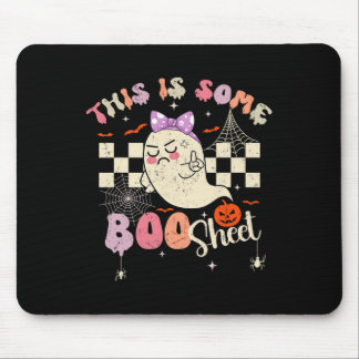 Is Boo Sheet Cute Ghost Retro Halloween Costume Wo Mouse Mat