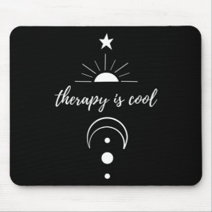 Is Cool Self Awareness Mental Health Moon Stars Mouse Mat