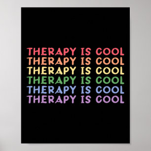 Is Cool Self Care Mental Health Awareness Poster